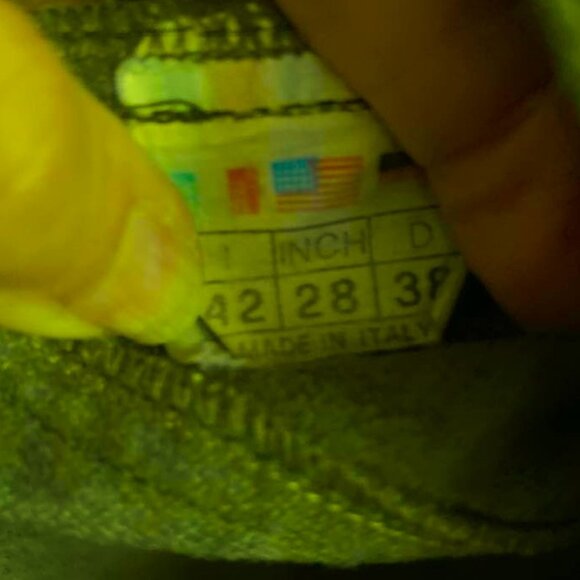 Auth. Fendi Roma Short Coat/ Dress Olive Green Color Size Small Belted - Picture 6 of 13